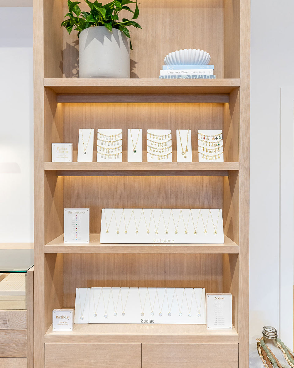 interior of gorjana kansas store