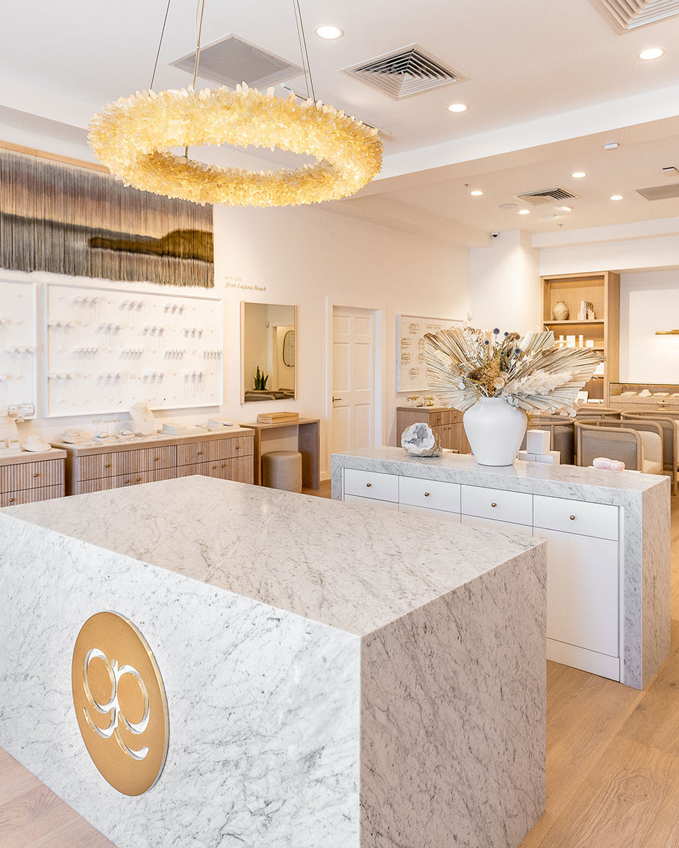 interior of gorjana kansas store