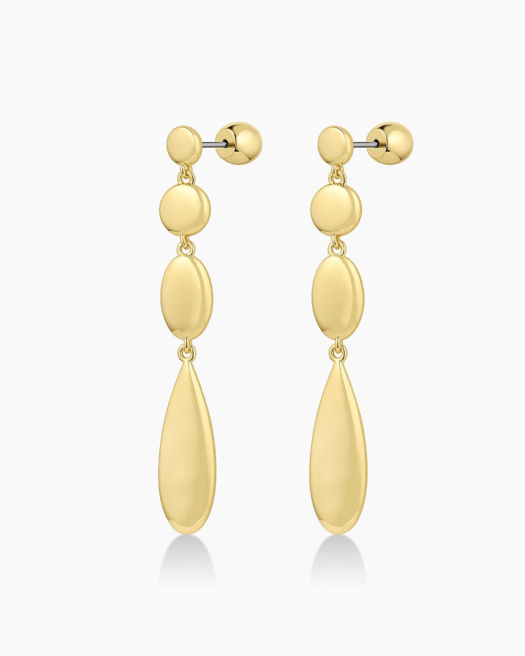 Preston Drop Earrings || option::Gold Plated