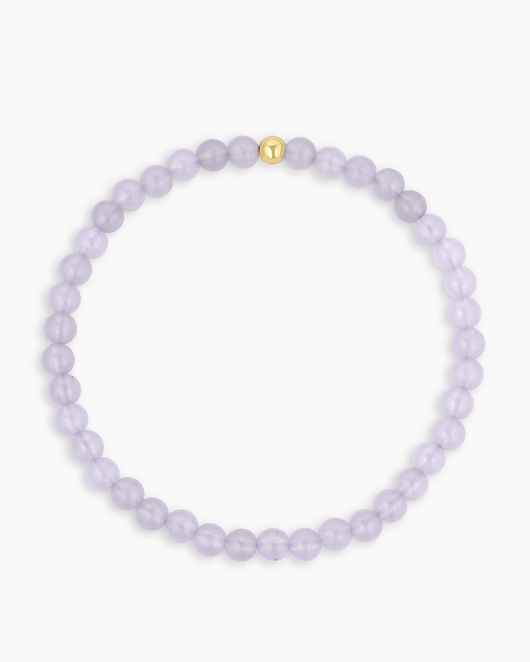Carter Gemstone Bracelet || option::Gold Plated, Lavender Jade