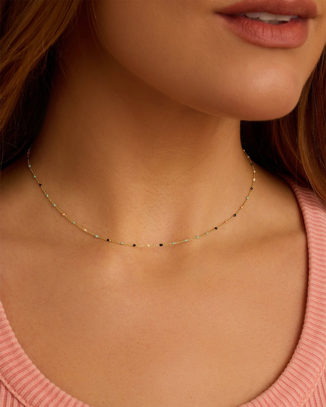 Capri Short Necklace || option::Gold Plated, Palm Desert