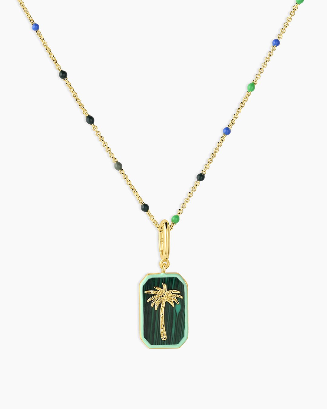 Palm Capri Necklace || option::Gold Plated