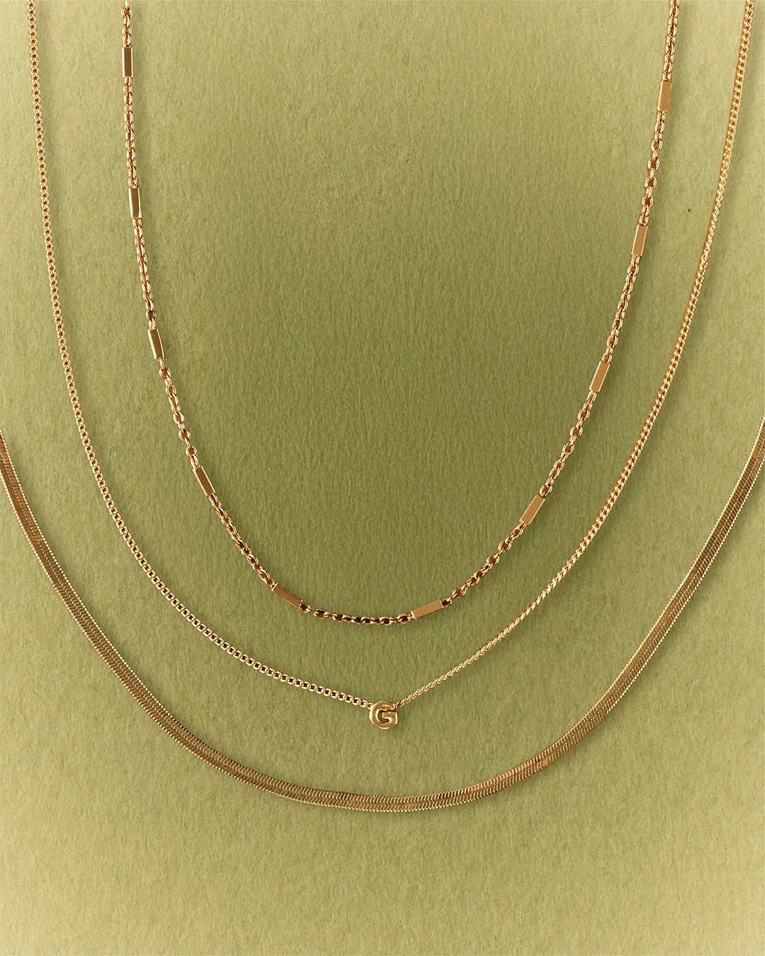 gold plated necklaces