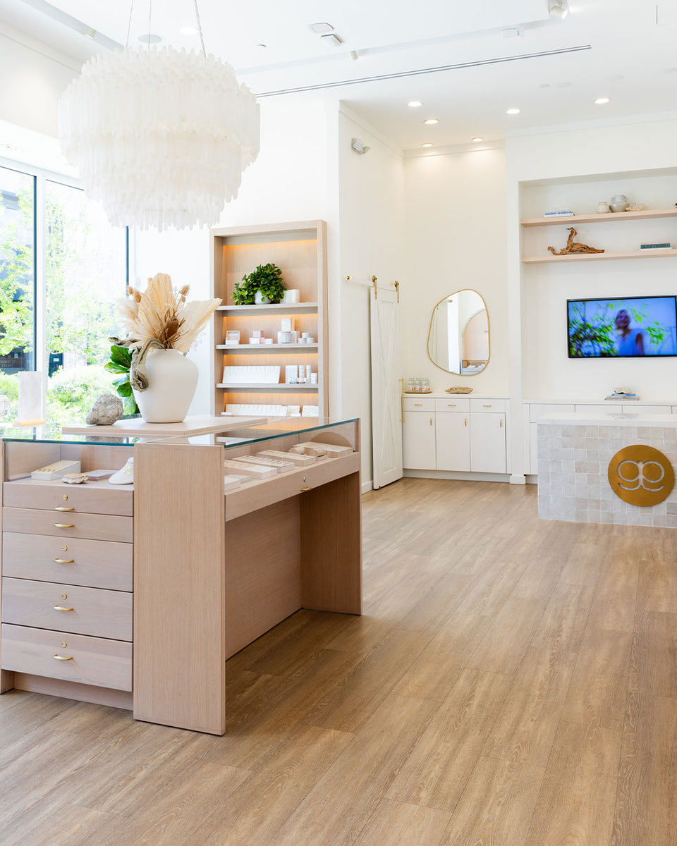 interior of gorjana store