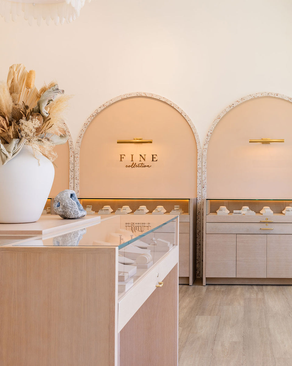 interior of gorjana store