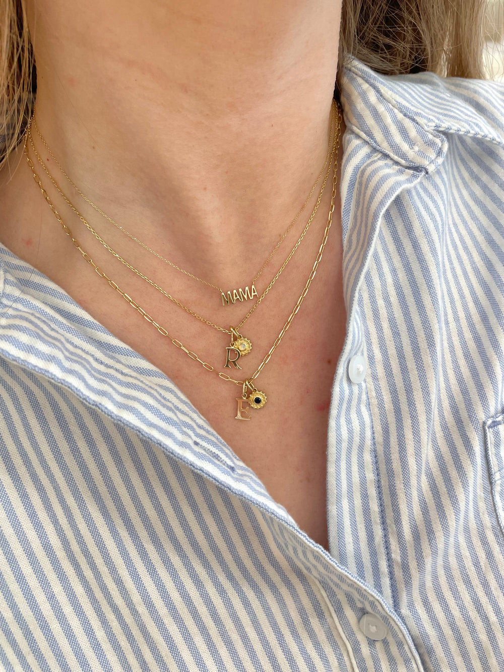 layered necklaces