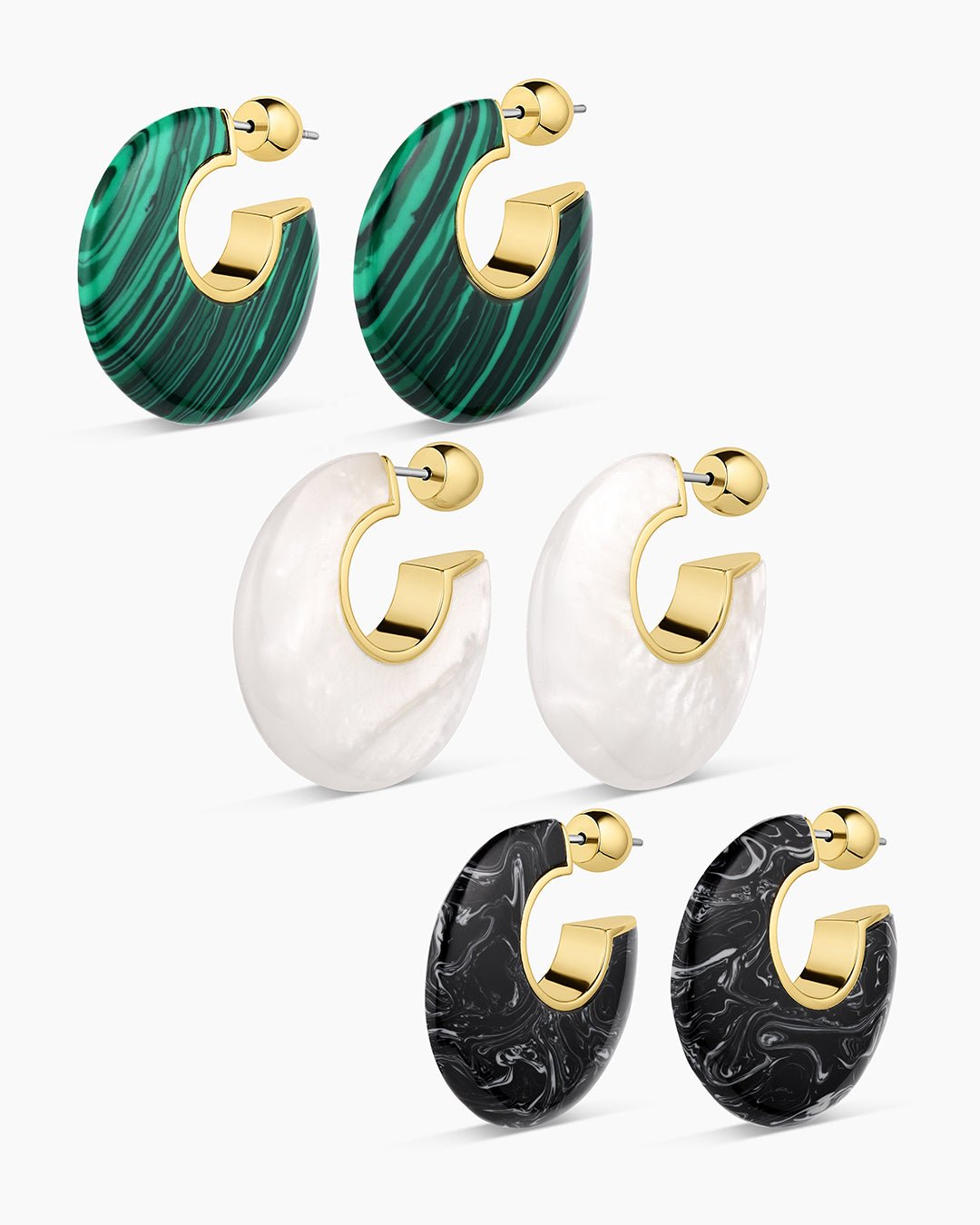 Paseo Marble Arc Hoops