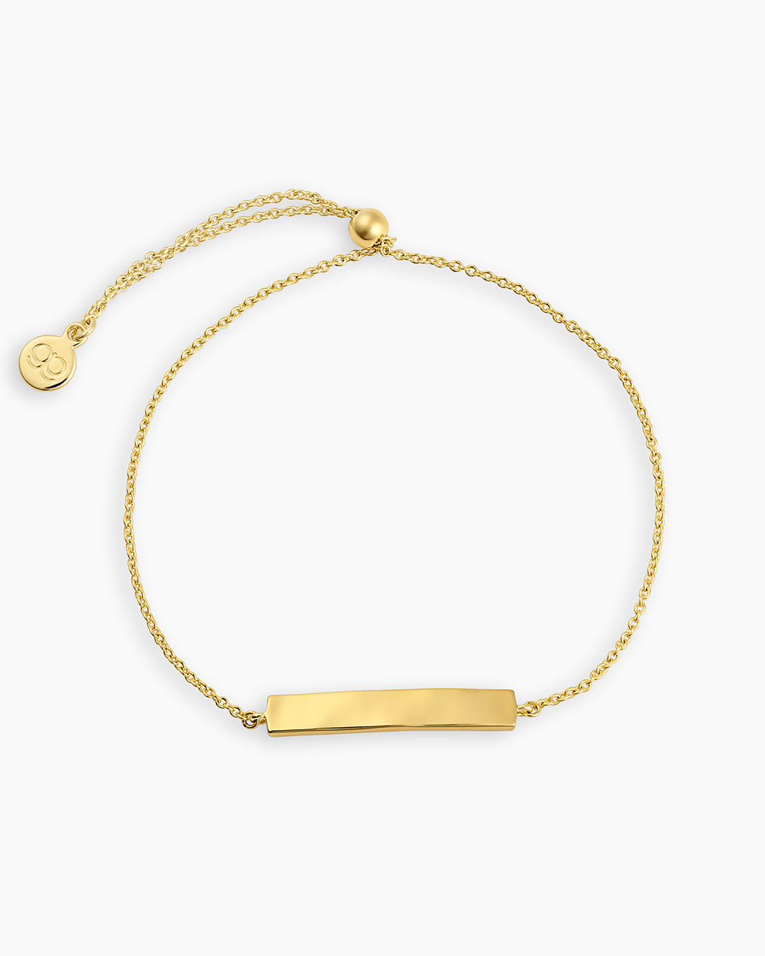 Gorjana Bespoke Plate Adjustable Bracelet (gold)