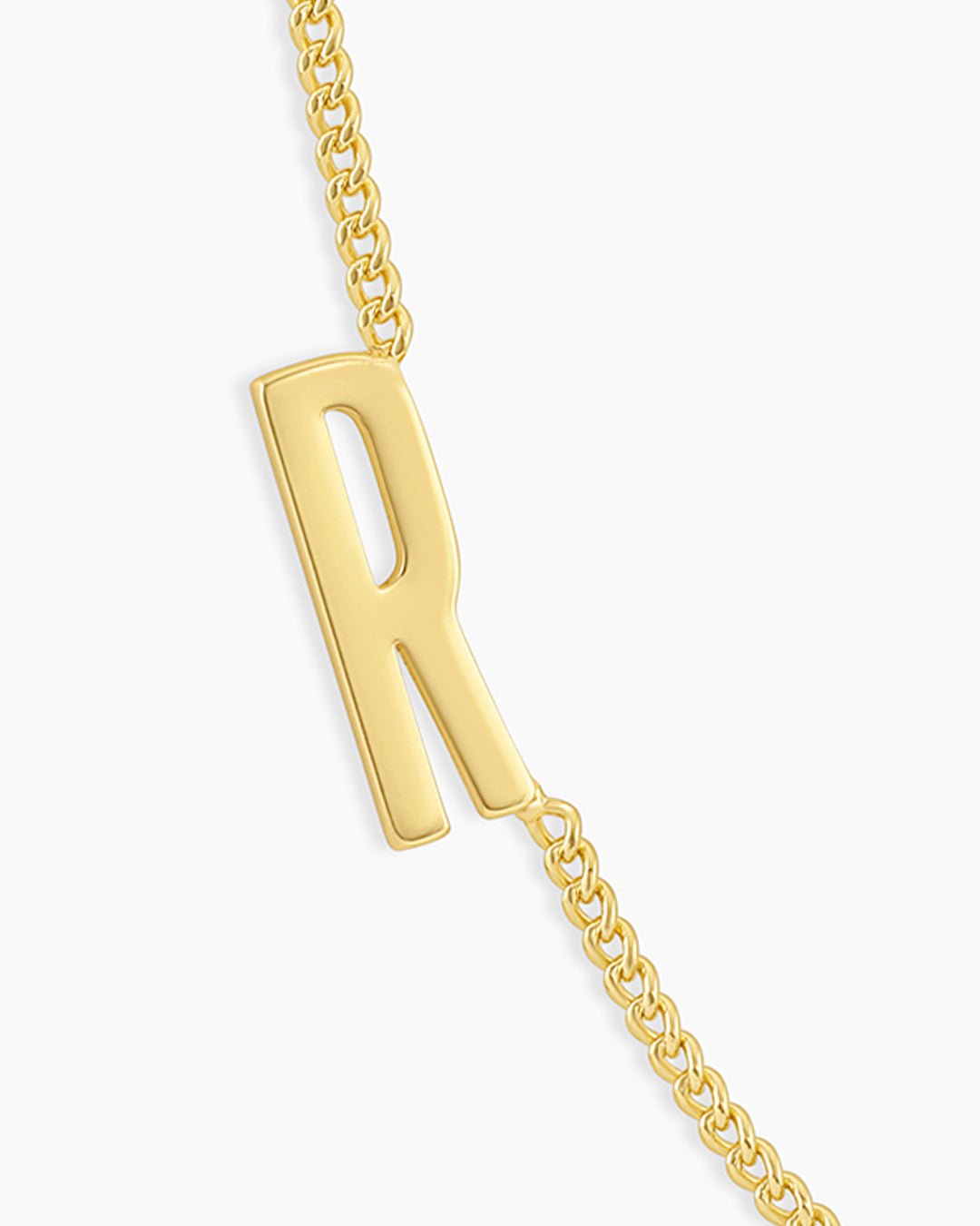 Wilder Alphabet Necklace Alphabet Necklace || option::Gold Plated, R