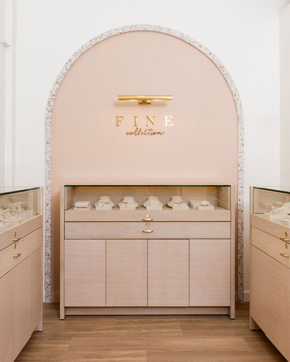 interior of gorjana store