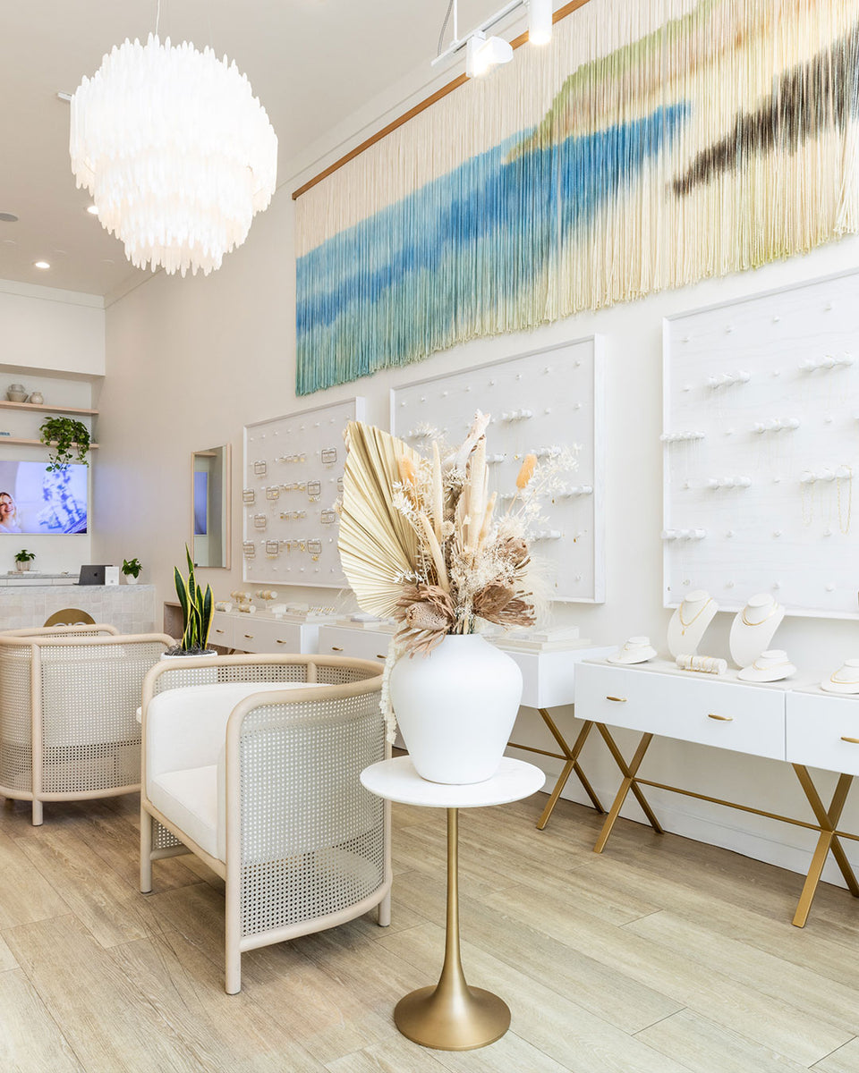 interior of gorjana store