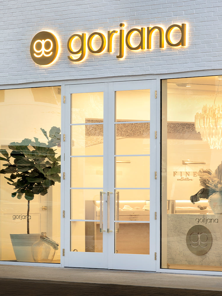 exterior of gorjana storefront.