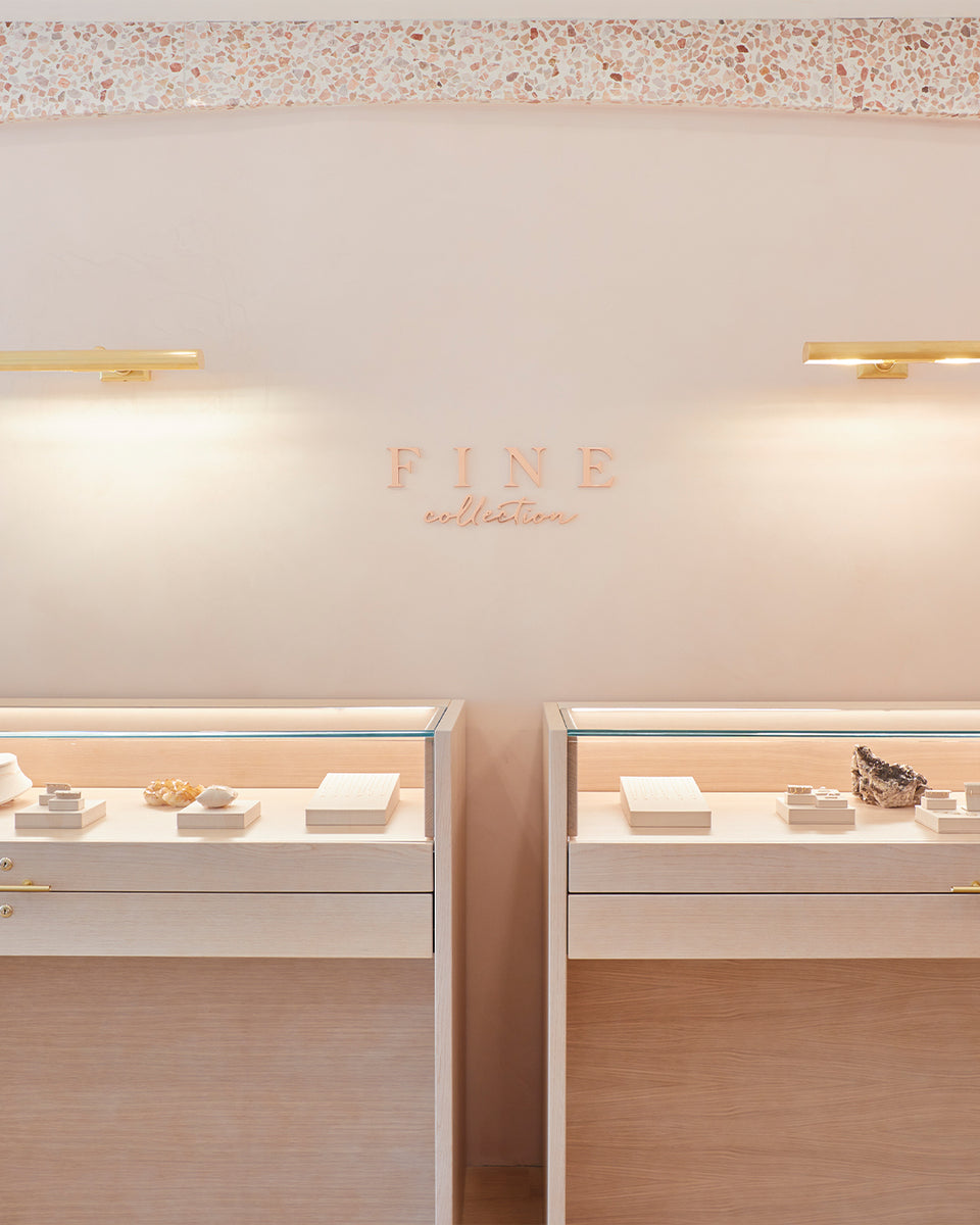 fine jewelry cases at studio city location