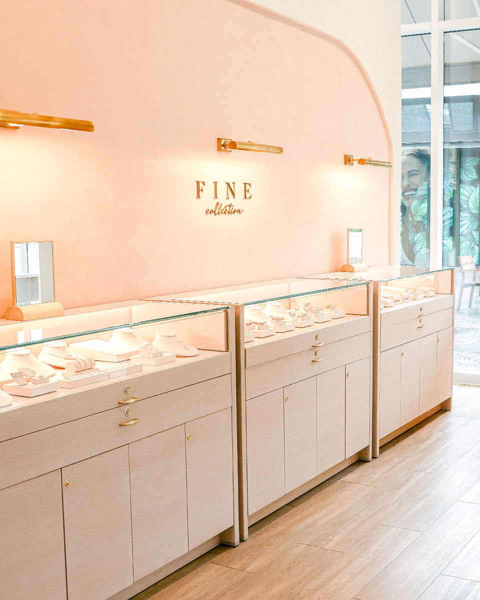 interior of gorjana store