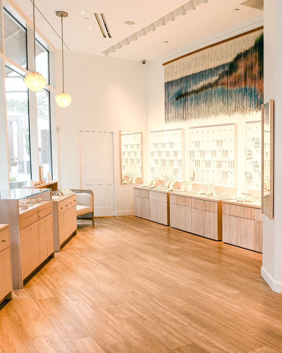 interior of gorjana store