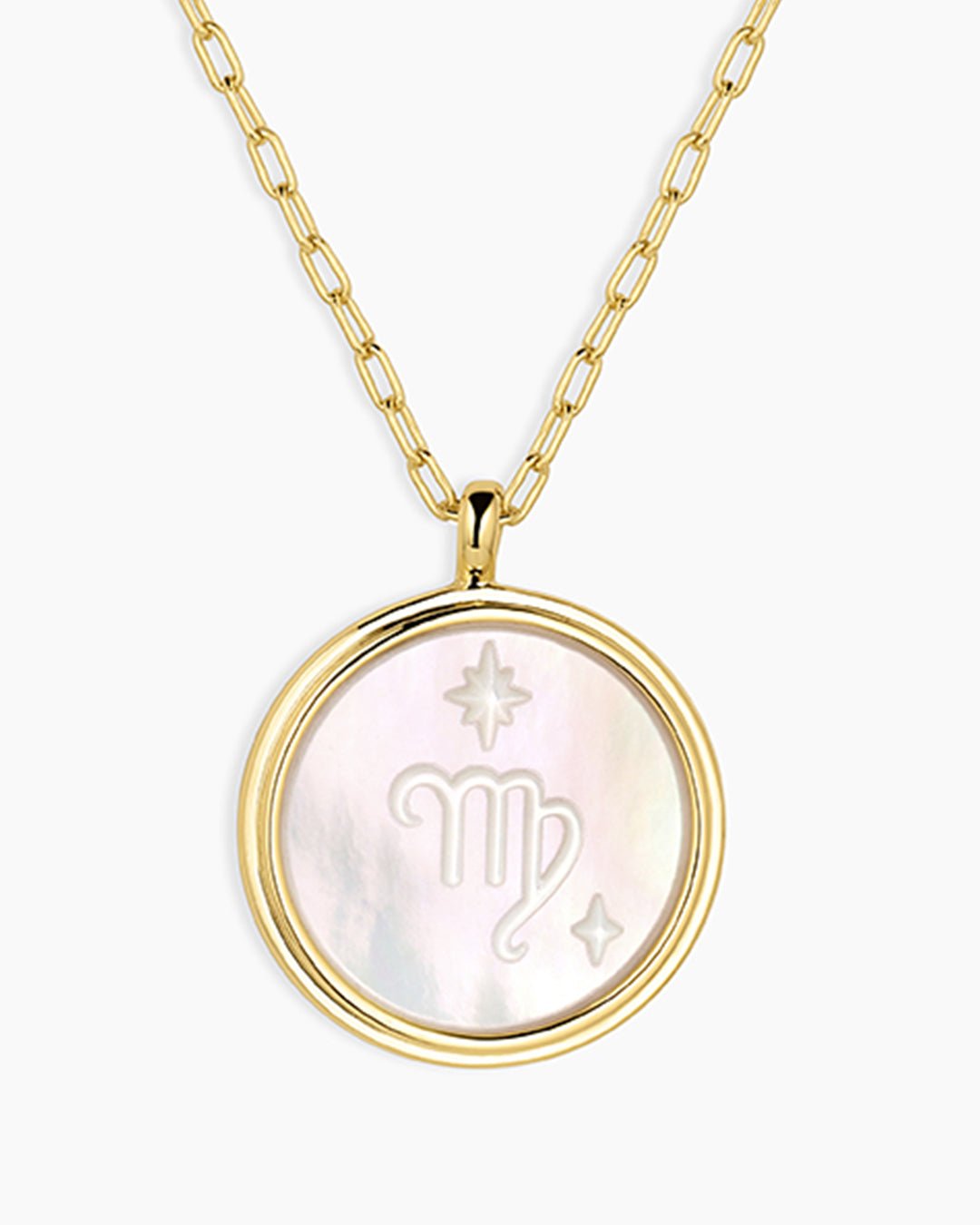 Zodiac Necklace || option::Gold Plated, Virgo