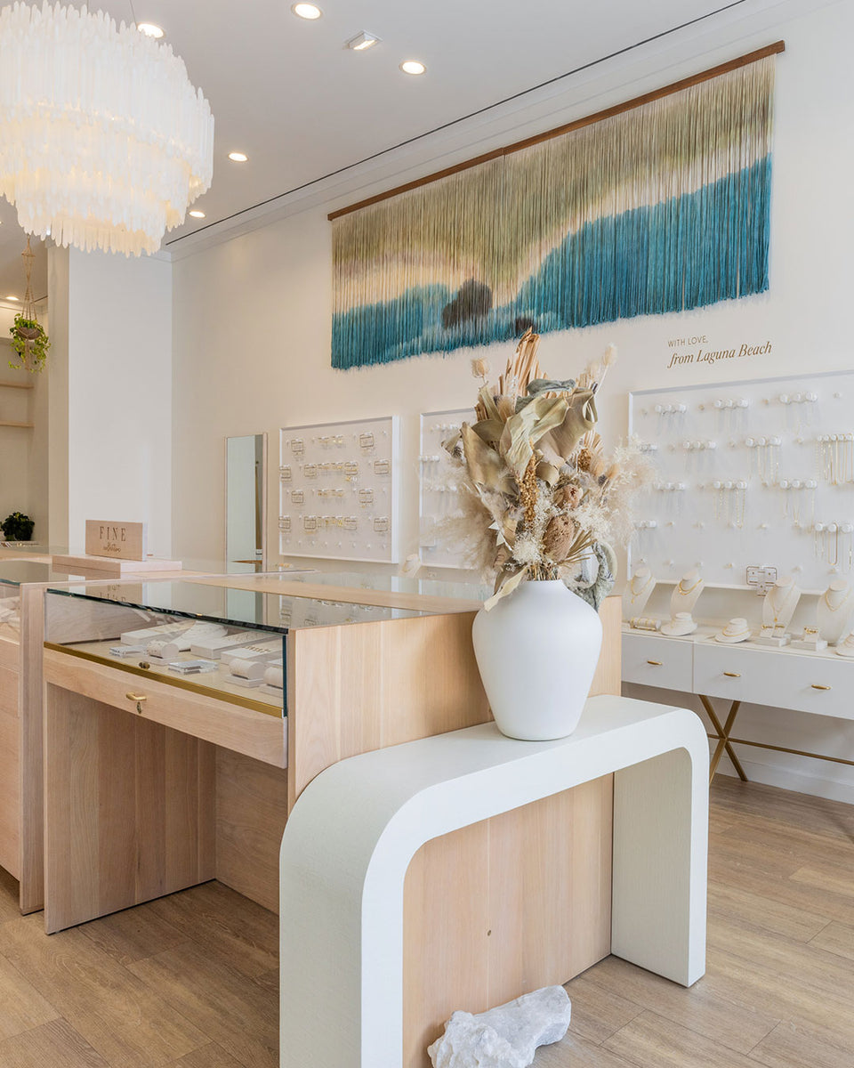 interior of gorjana store