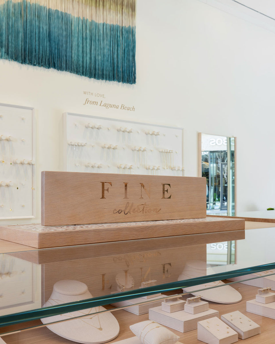 interior of gorjana store