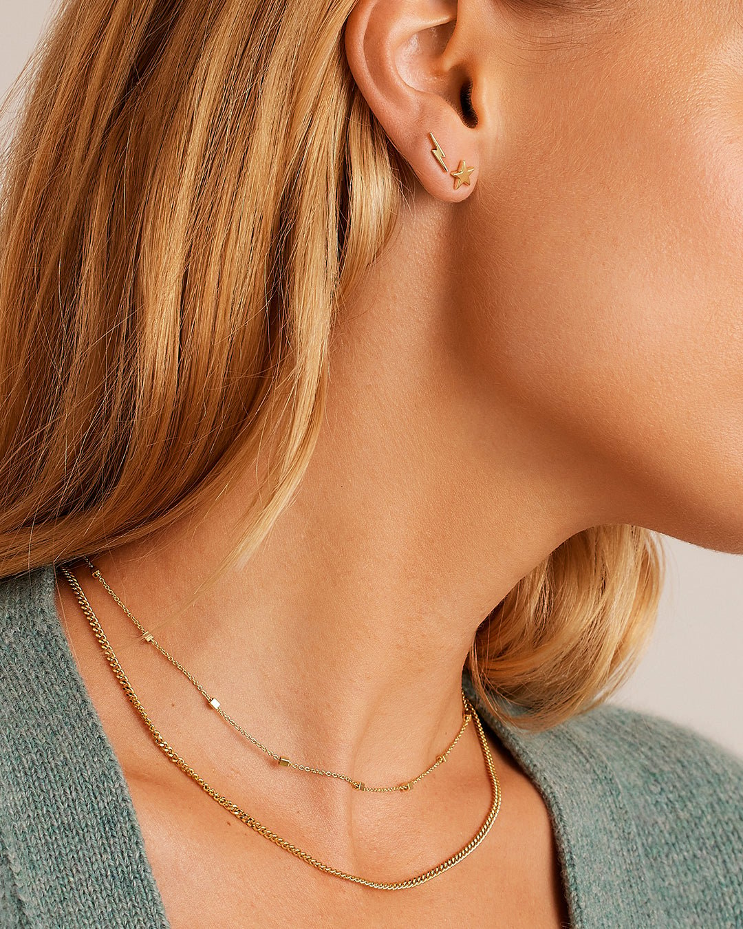 Wilder Mini Necklace || option::Gold Plated || set::wilder-mini-necklace-stl