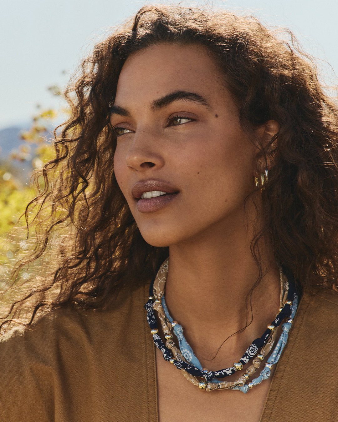 Paisley Bandana Knot Necklace – gorjana