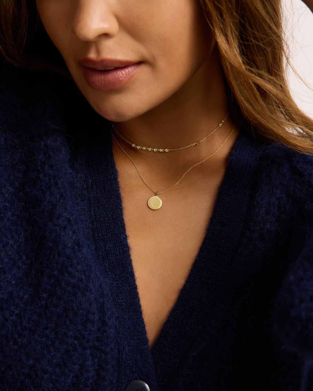 Chloe Mini Choker Necklace || option::18K Gold Plated