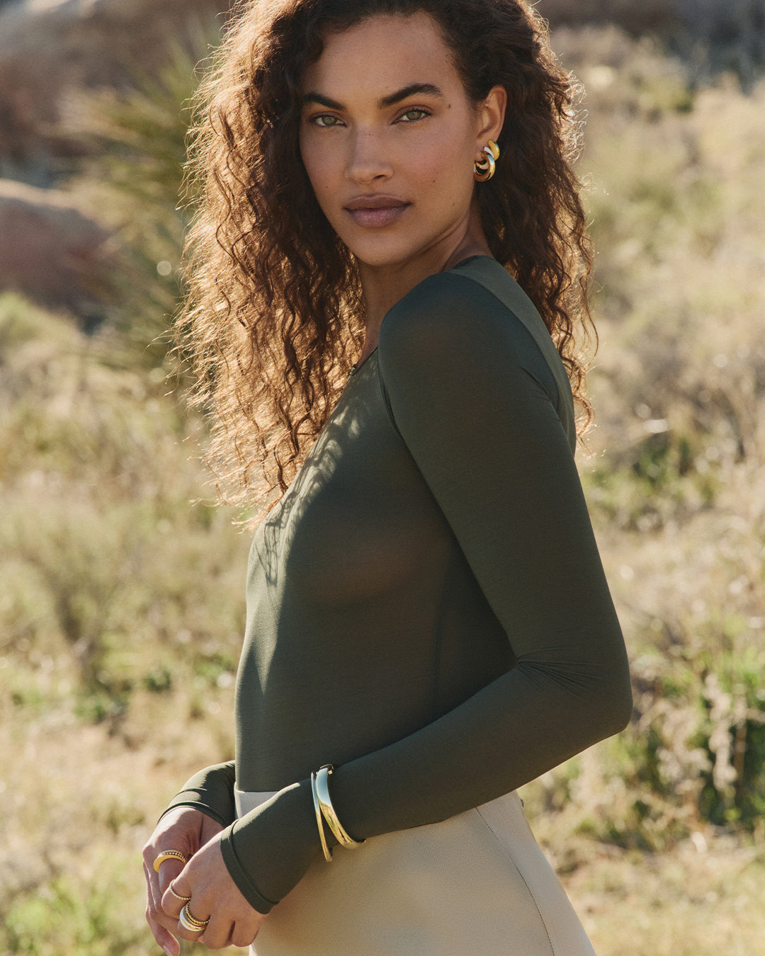 Paseo Cuff || option::18k Gold Plated, 10mm