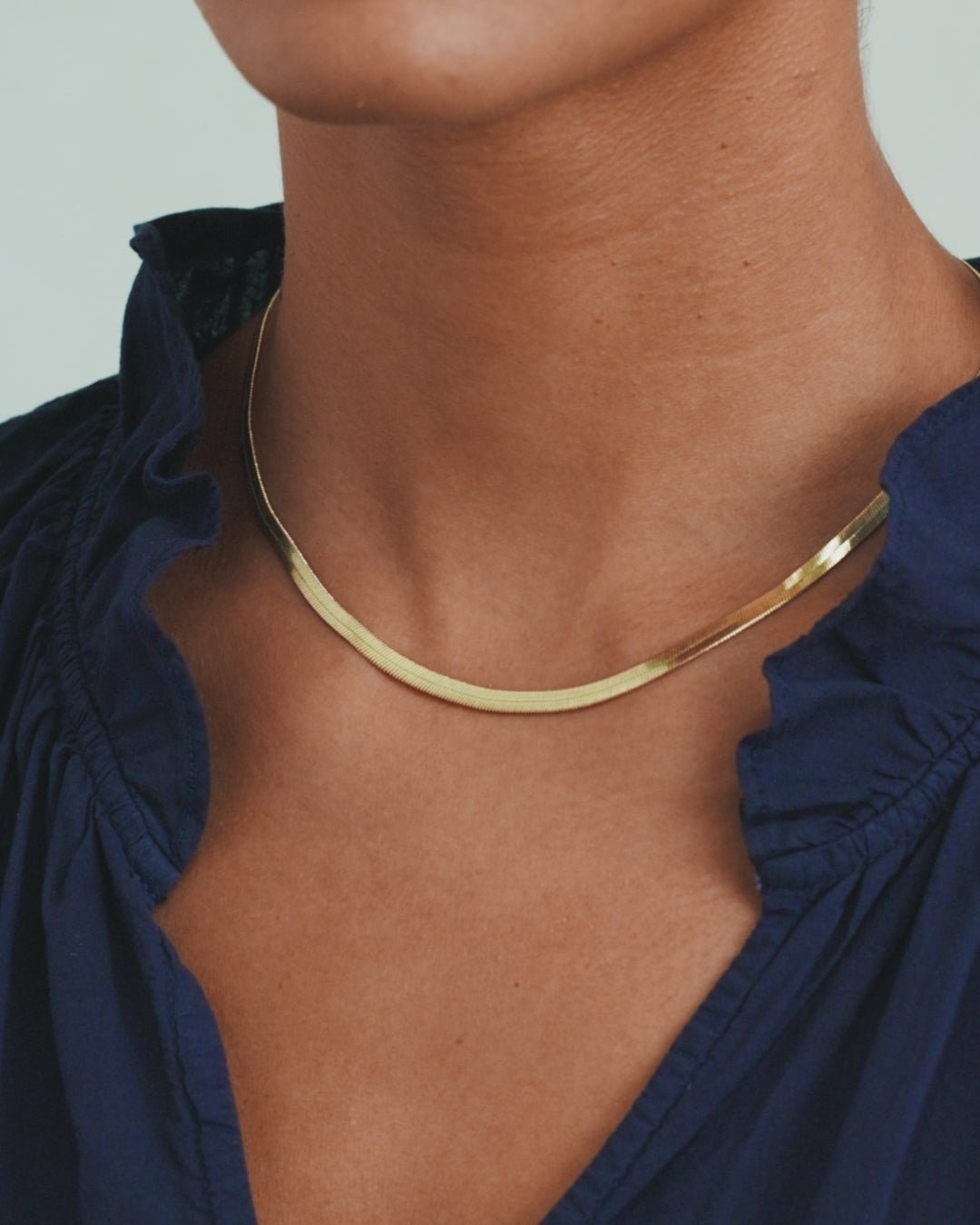 Venice Necklace || option::18 in., Gold Plated