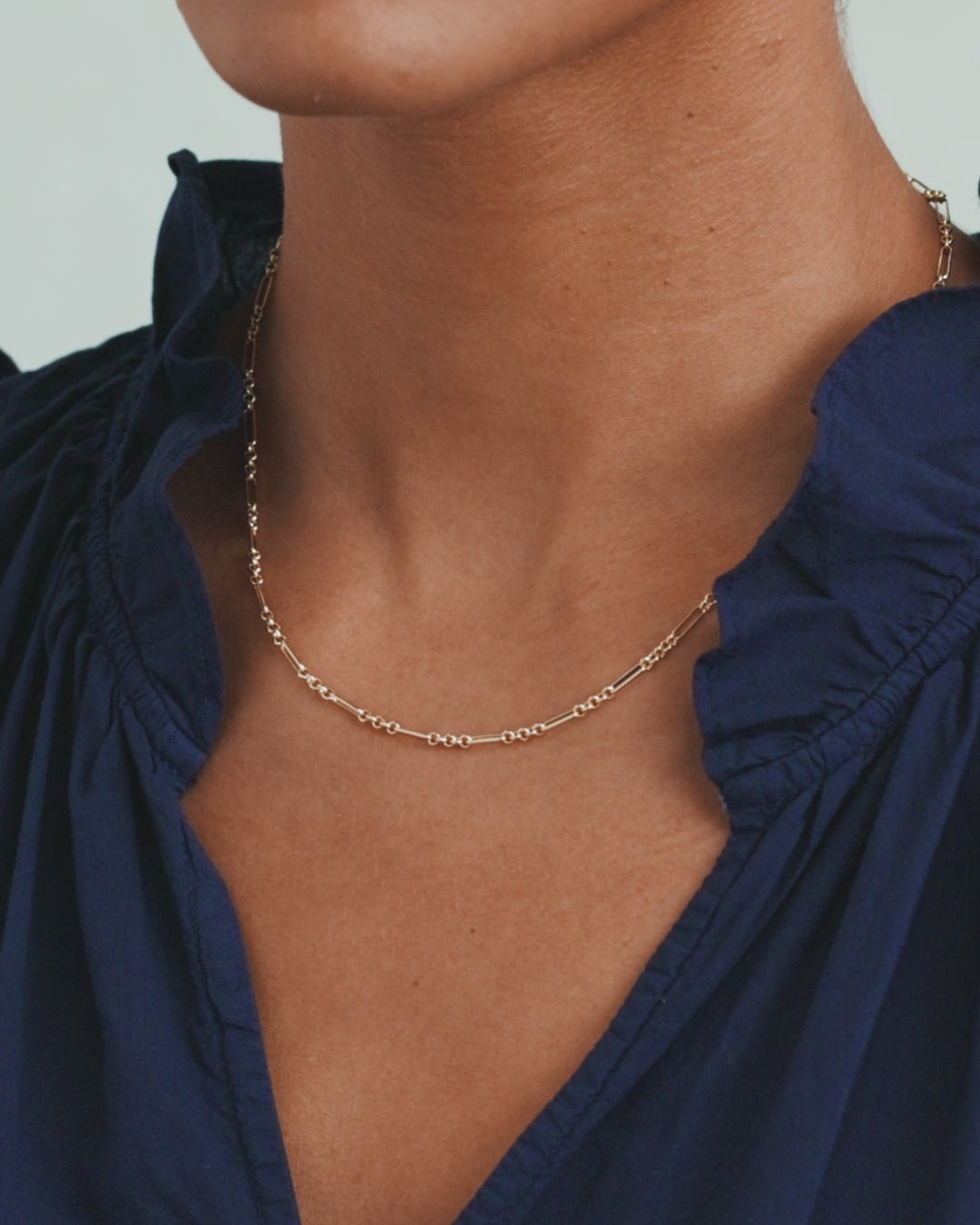 Reed mini necklace delicate || option::Gold Plated