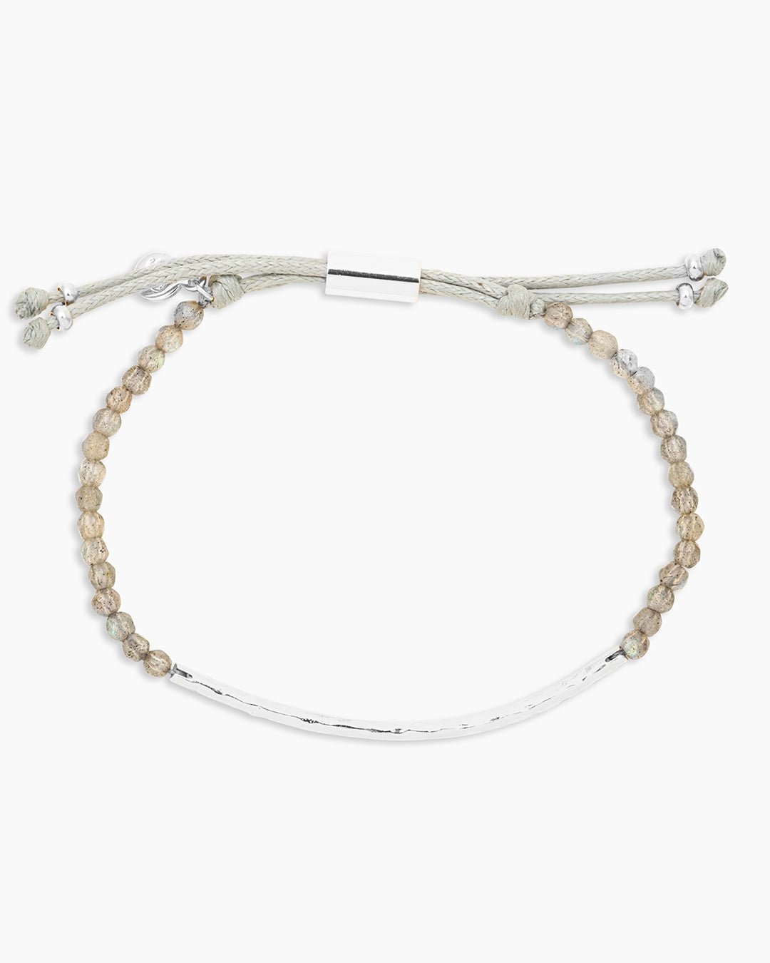Power Gemstone Bracelet for Balance || option::Silver Plated, Labradorite