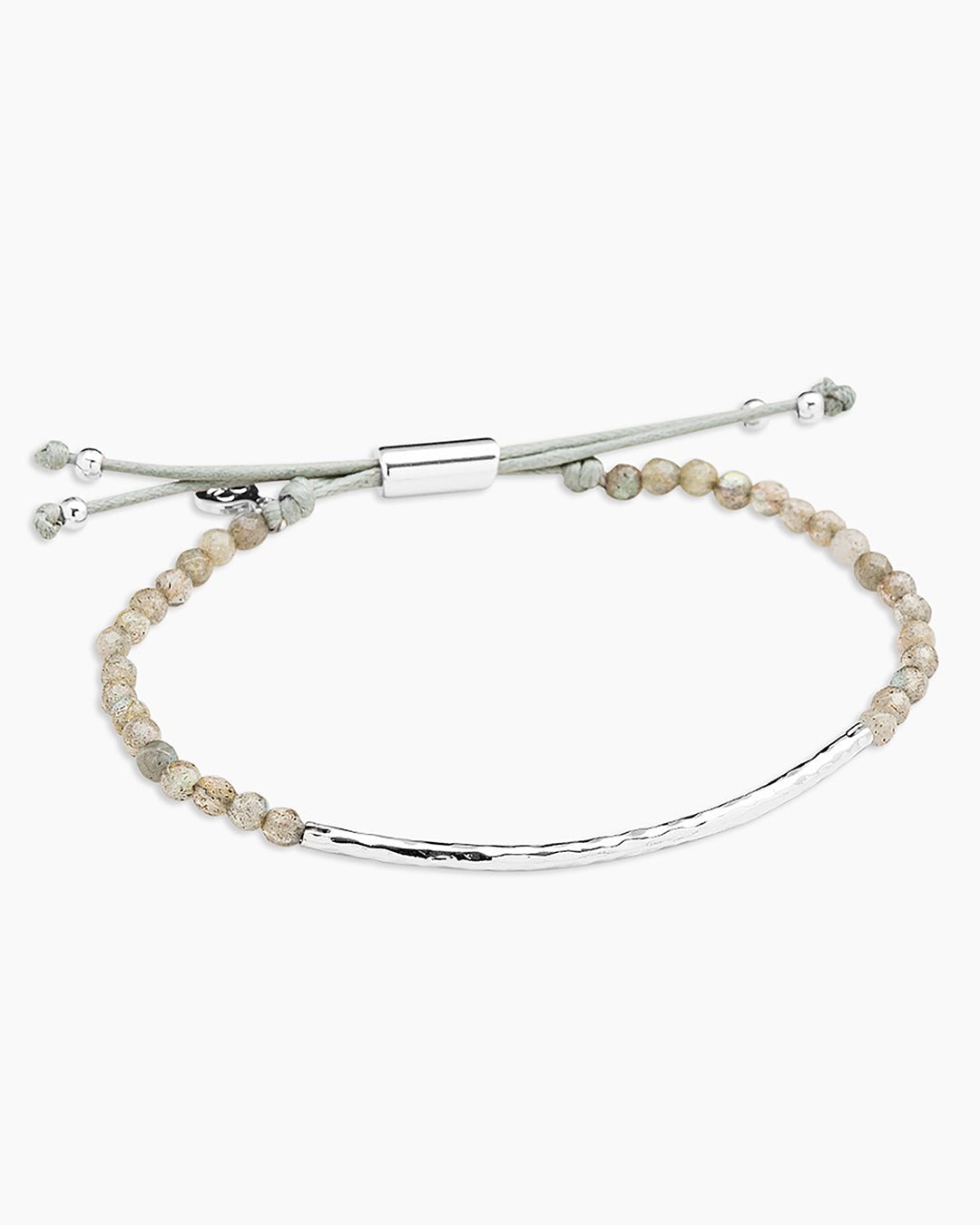Power Gemstone Bracelet for Balance || option::Silver Plated, Labradorite