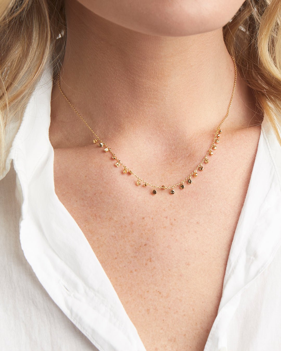 Chloe Mini Necklace || option::Gold Plated