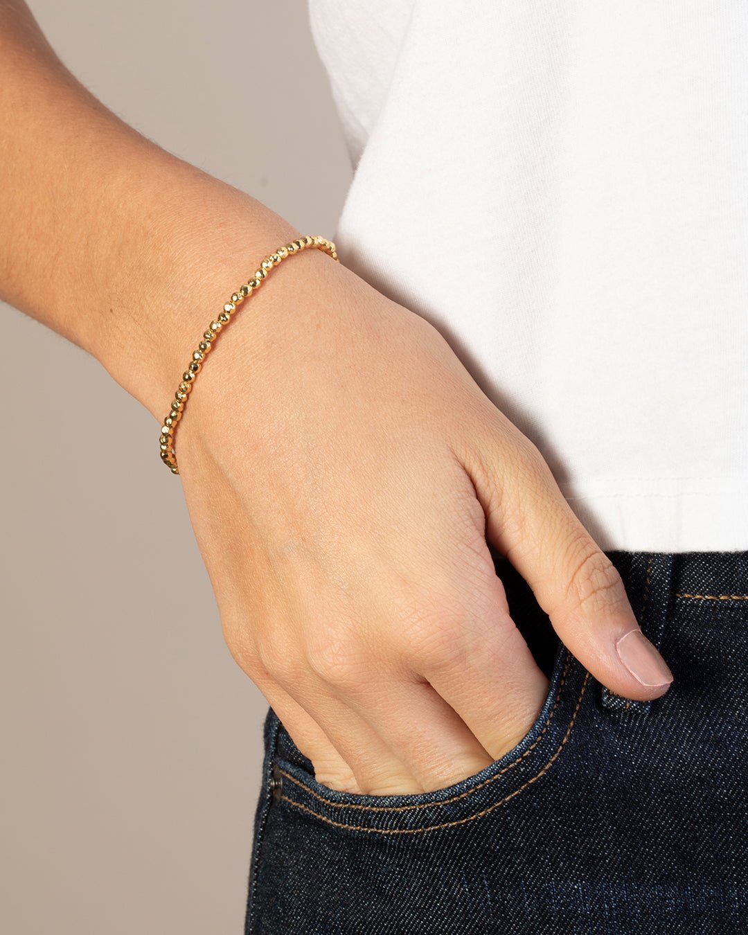 Gold Plated Bracelet, Gypset Delicate Bracelet || option::Gold Plated