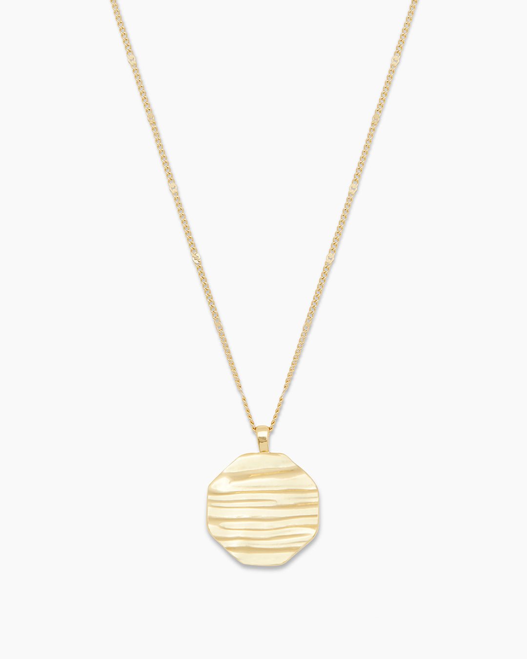 Sunset Coin Necklace || option::Gold Plated
