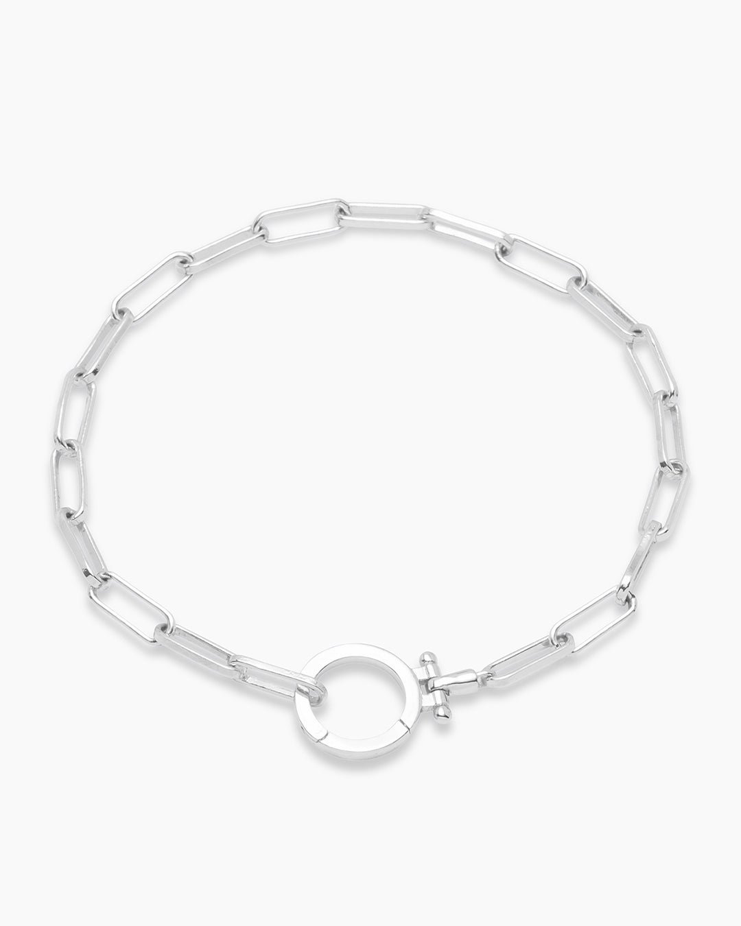 Parker Bracelet Chain link bracelet || option::Silver Plated