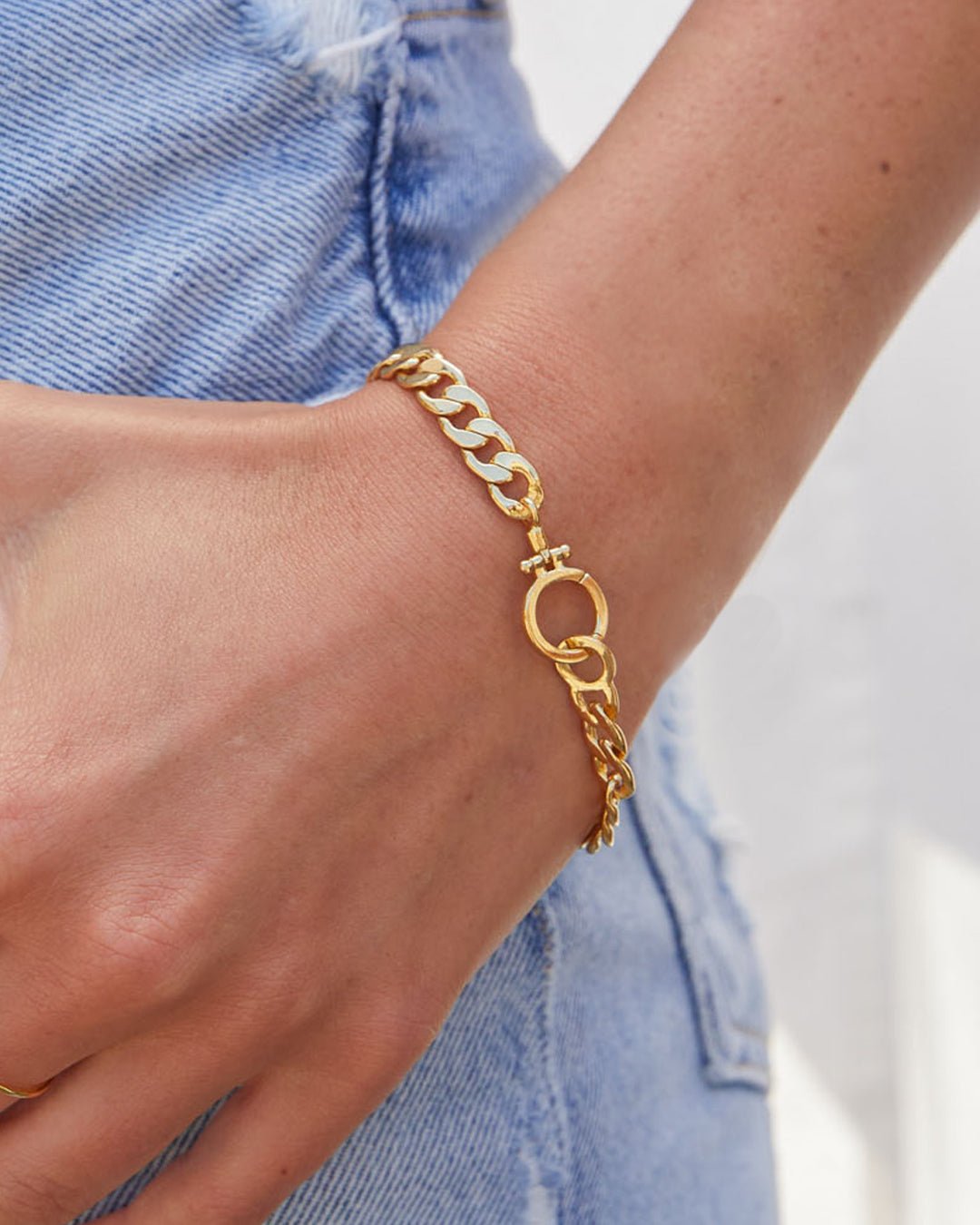 Wilder Chain Bracelet || option::Gold Plated