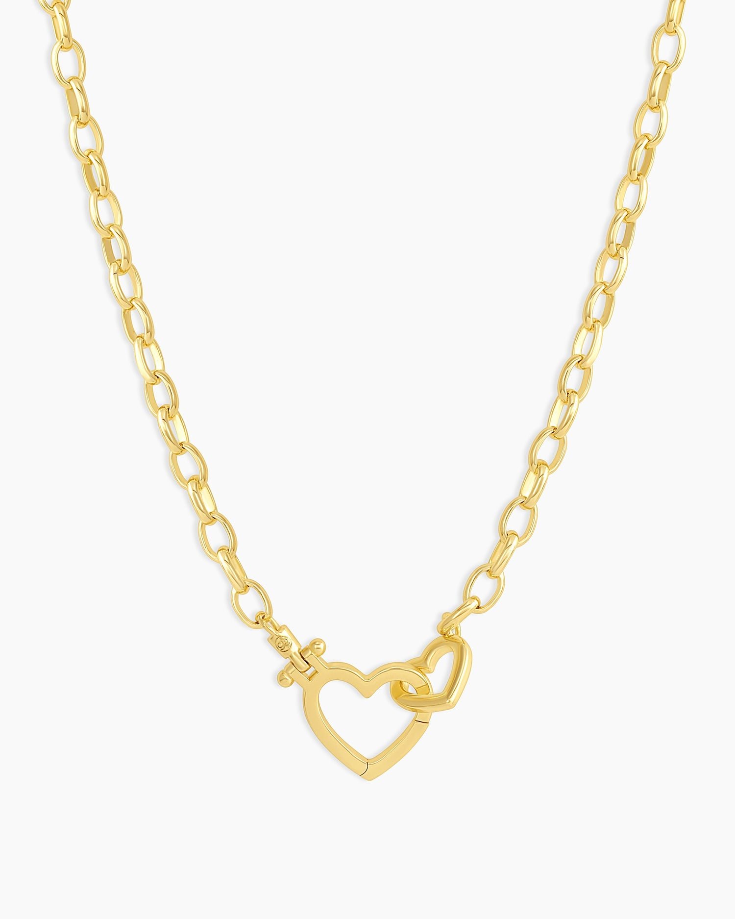 Parker Heart Necklace || option::Gold Plated