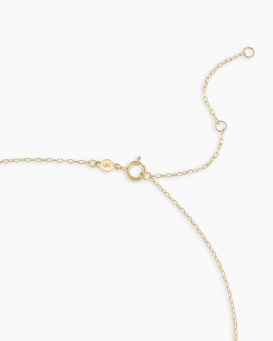 Diamond Kara Padlock Charm Necklace in 14K Solid Gold, Women's by Gorjana