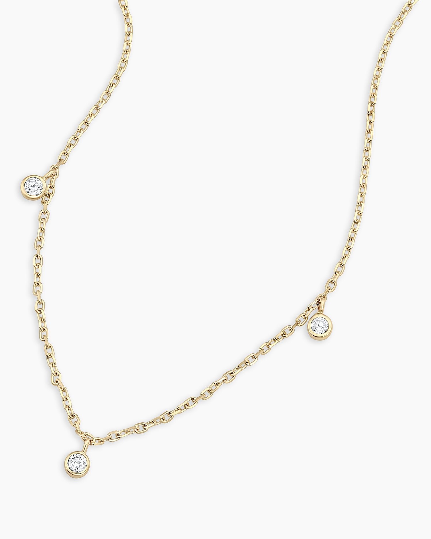 gorjana Jewelry | Diamond Trio Necklace