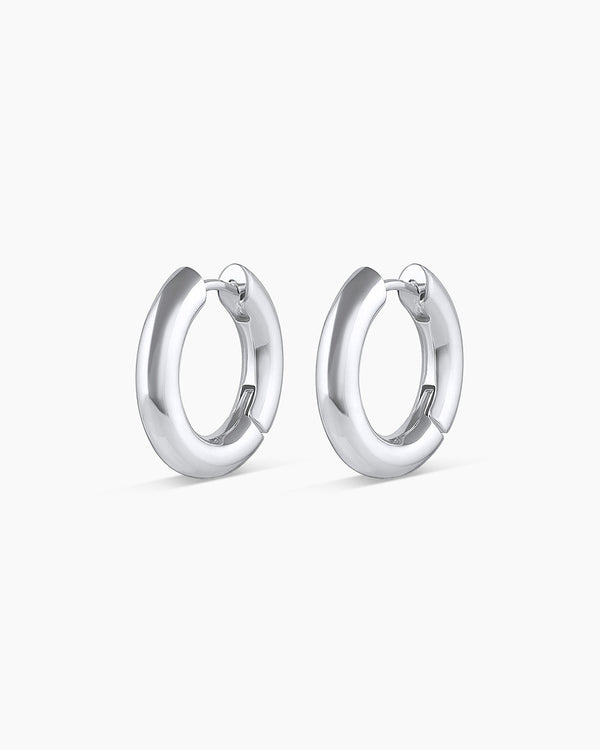 Lou Hoops || option::Silver Plated