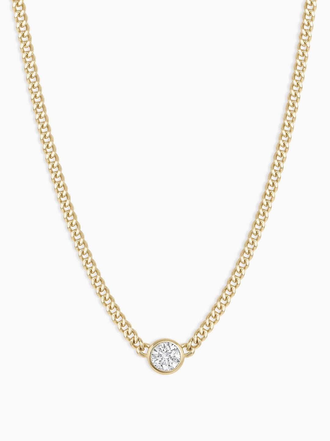 Diamond Wilder Necklace || option::14k Solid Gold