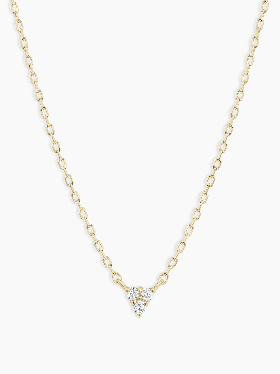 Diamond Jolie Necklace  DaintyDiamond necklace || option::14k Solid Gold