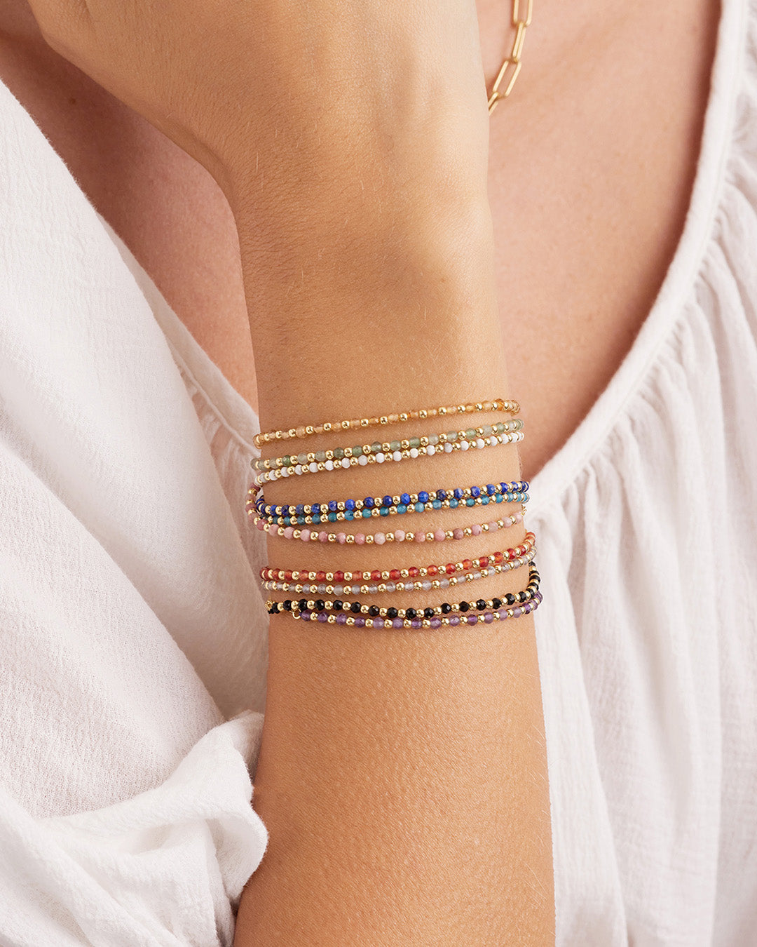 Power Gemstone Brooks Bracelet for Confidence || option::18k Gold Plated, Orange Agate - Confidence