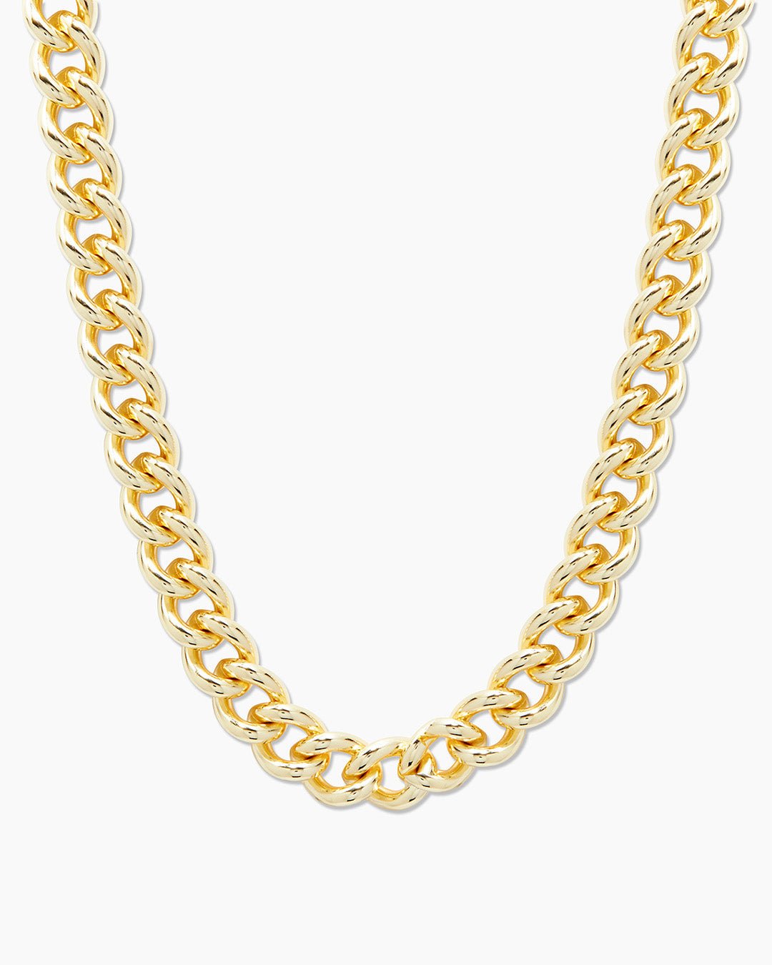 Gold | gorjana Jewelry | Lou Link Necklace | gold chunky chain necklace | statement necklace | holiday party necklace