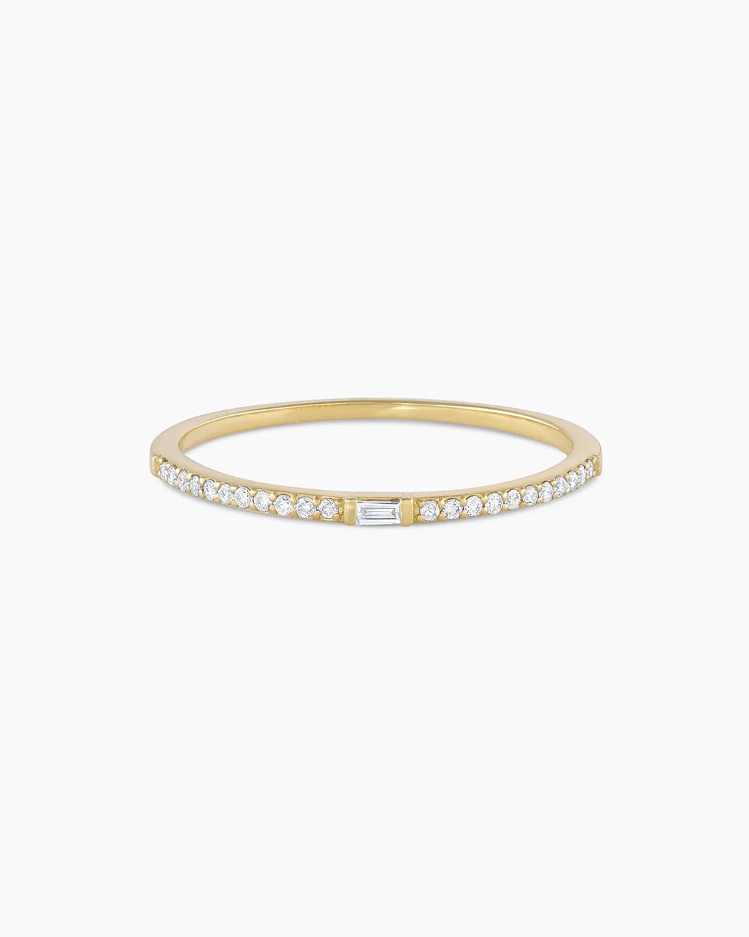 14k solid gold | gorjana jewelry | Diamond Morgan Ring | Diamond ring