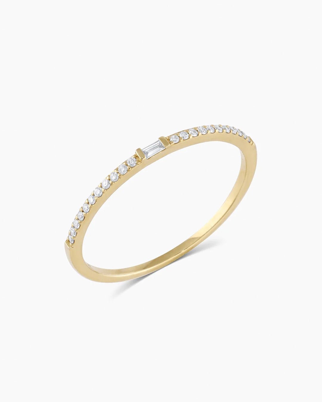 14k solid gold | gorjana jewelry | Diamond Morgan Ring | Diamond ring