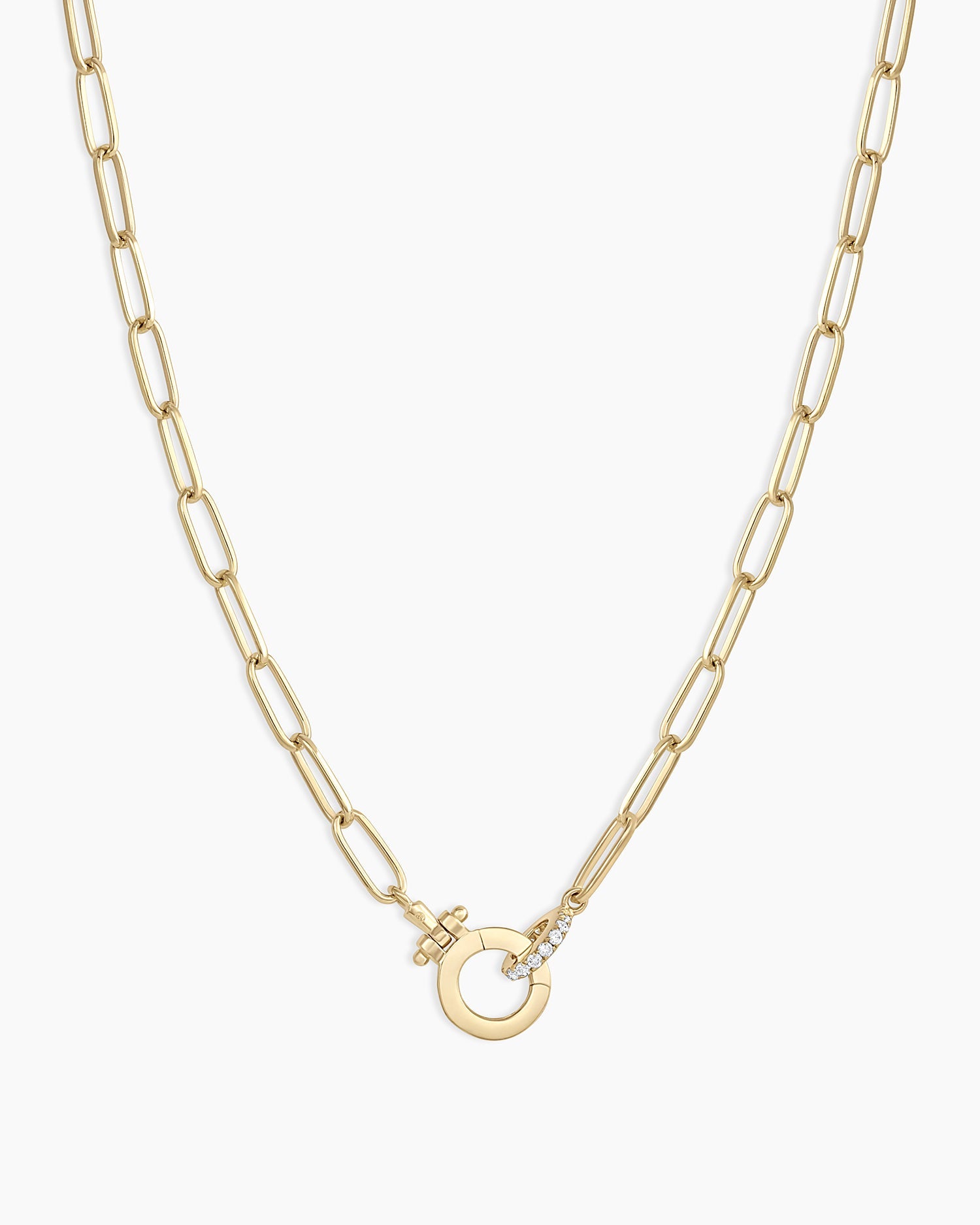 Diamond ParkerNecklace   || option::14k Solid Gold