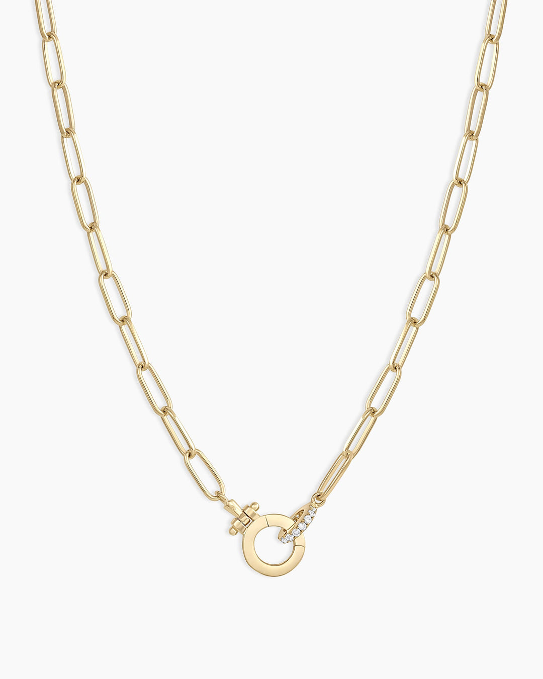 Diamond ParkerNecklace   || option::14k Solid Gold