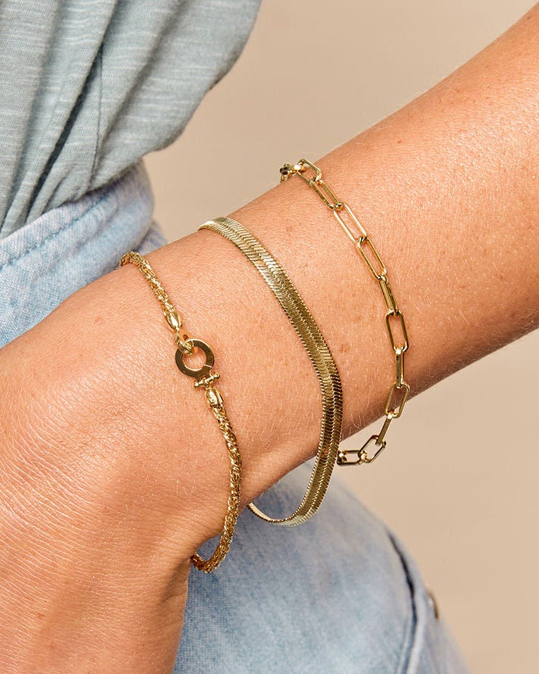 Marin Bracelet Rope bracelet  || option::Gold Plated