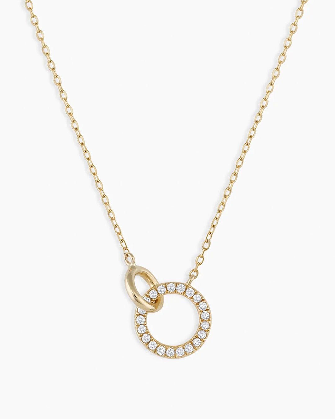 Diamond Wilshire Necklace || option::14k Solid Gold