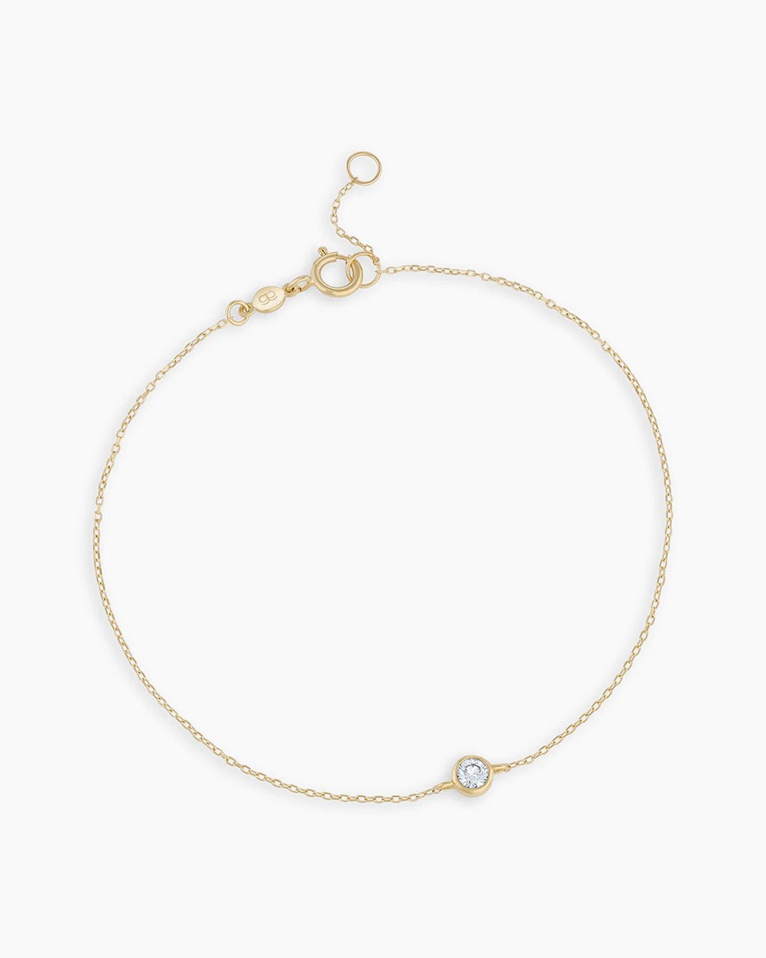 Classic  Diamond tennis bracelet   || option::14k Solid Gold